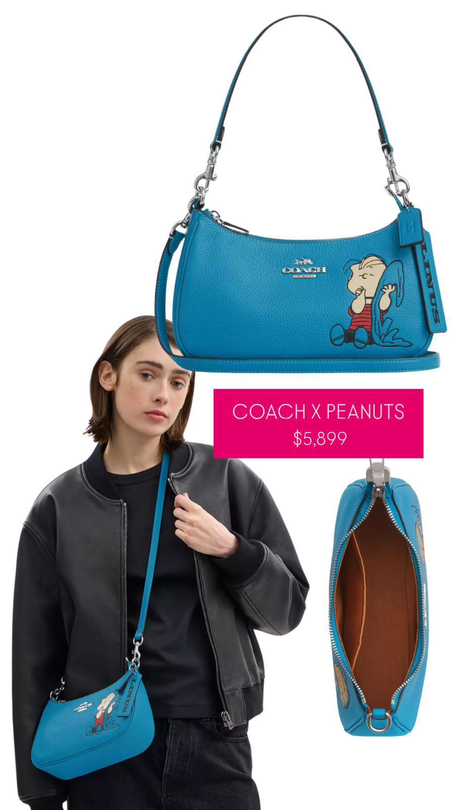 Bolsa coach x peanuts