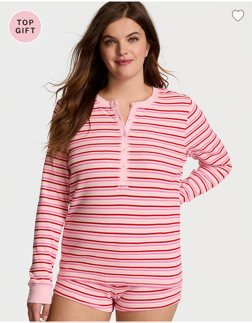 Conjunto de Pijama Short y Blusa manga larga térmico