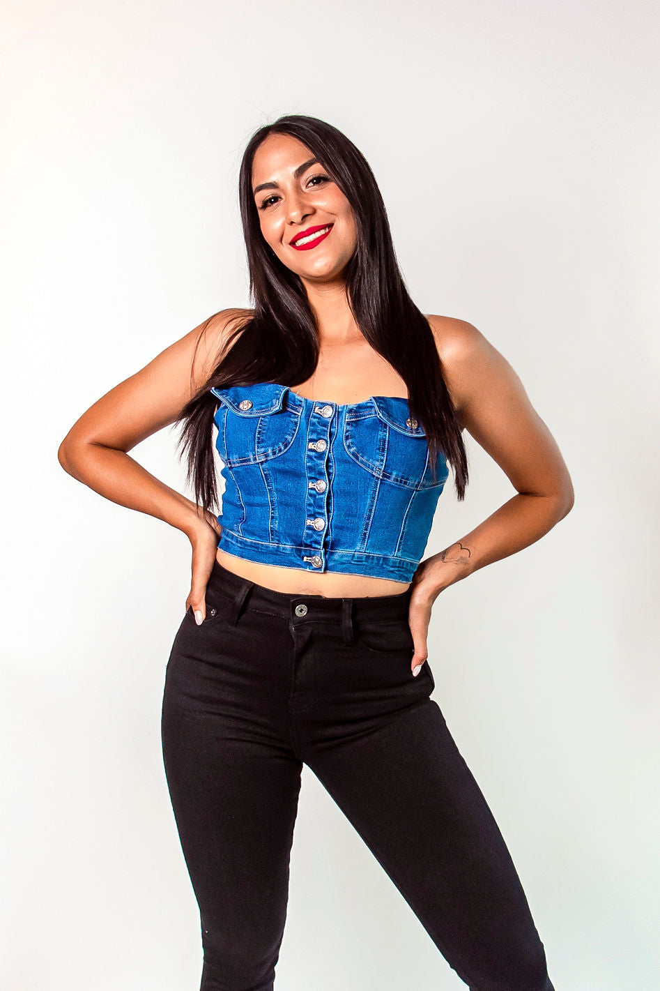 Pantalon ariana corte alto skinny