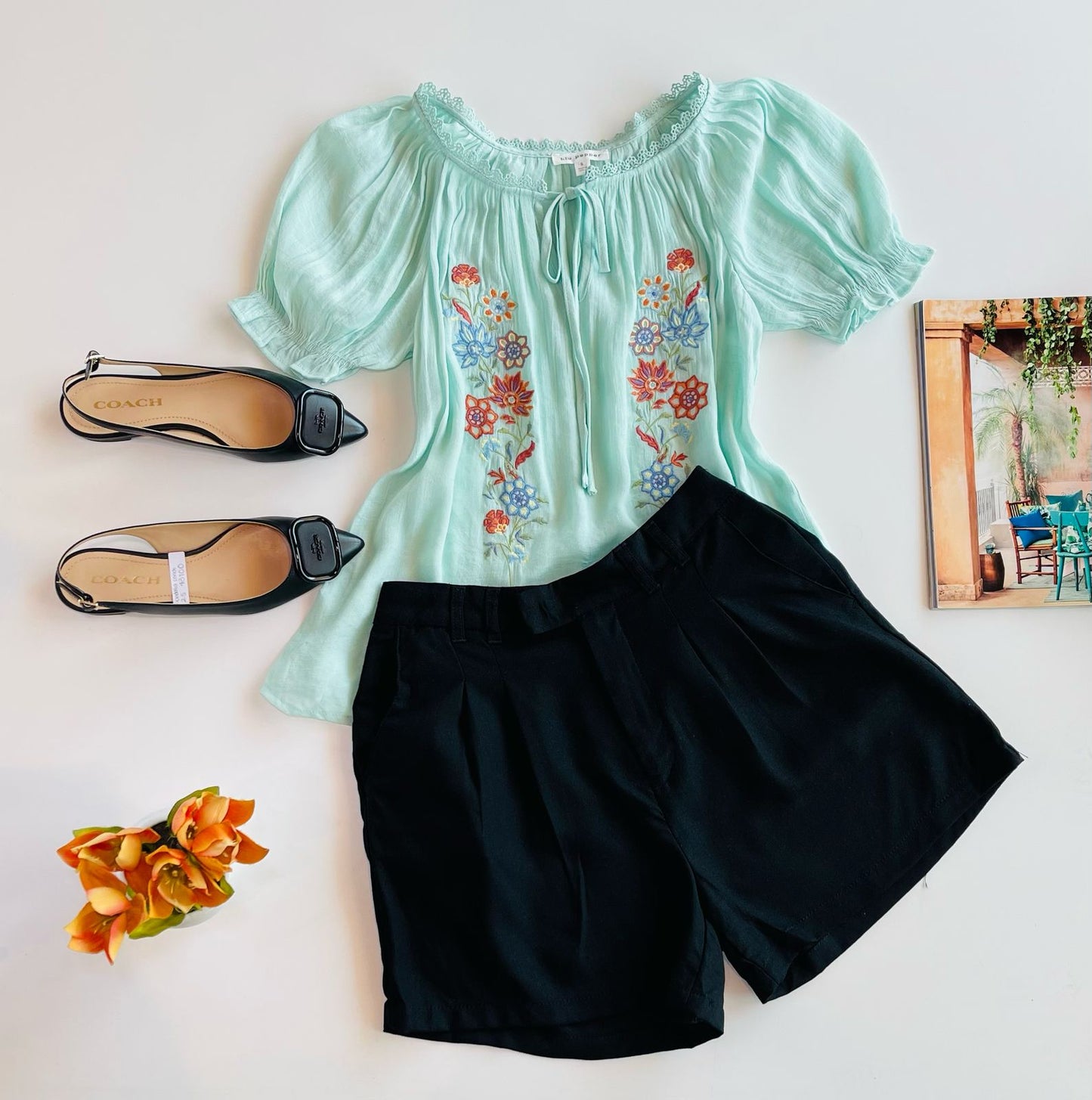 Short largo de lino 60001ps