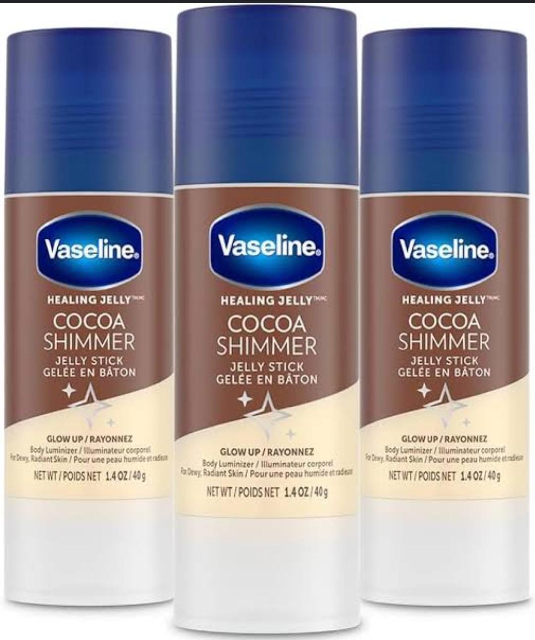 Vaselina balsamo de cacao iluminador en barra