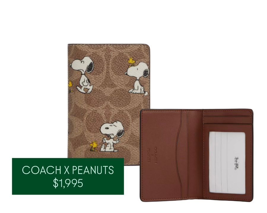 cartera coach x peanuts