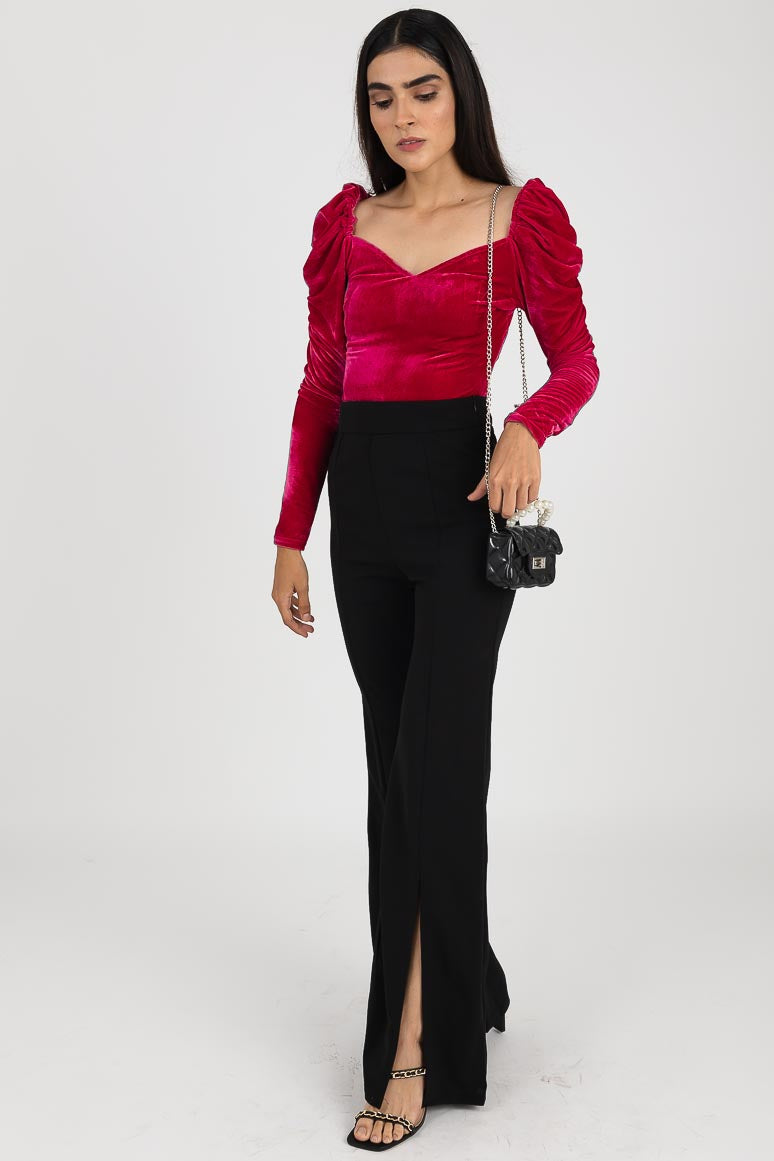 Pantiblusa de manga bombacha