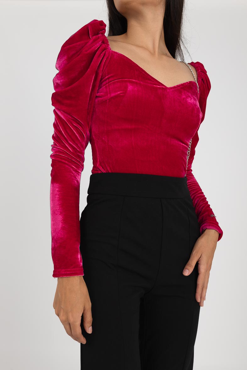 Pantiblusa de manga bombacha