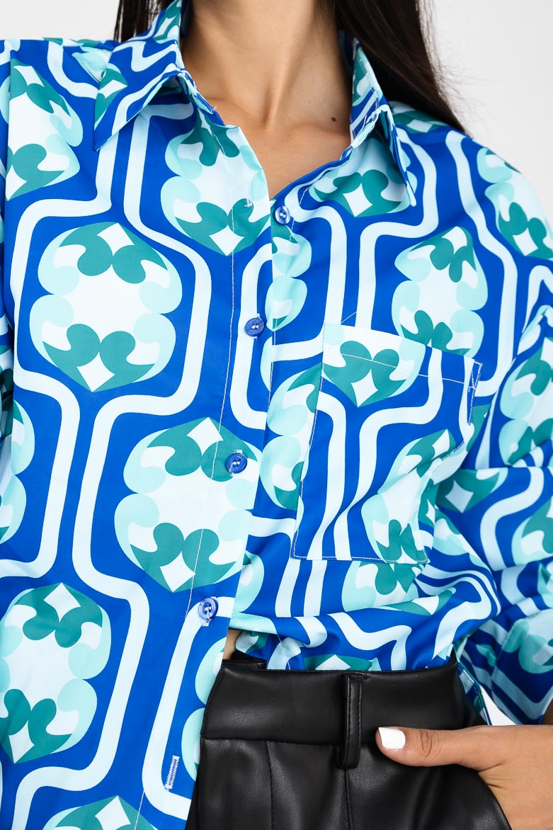 Camisa oversize de botones