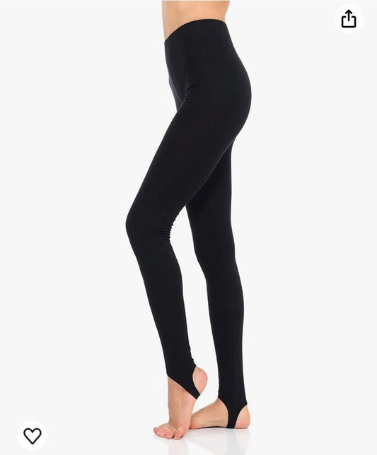 Leggins negro con talonera