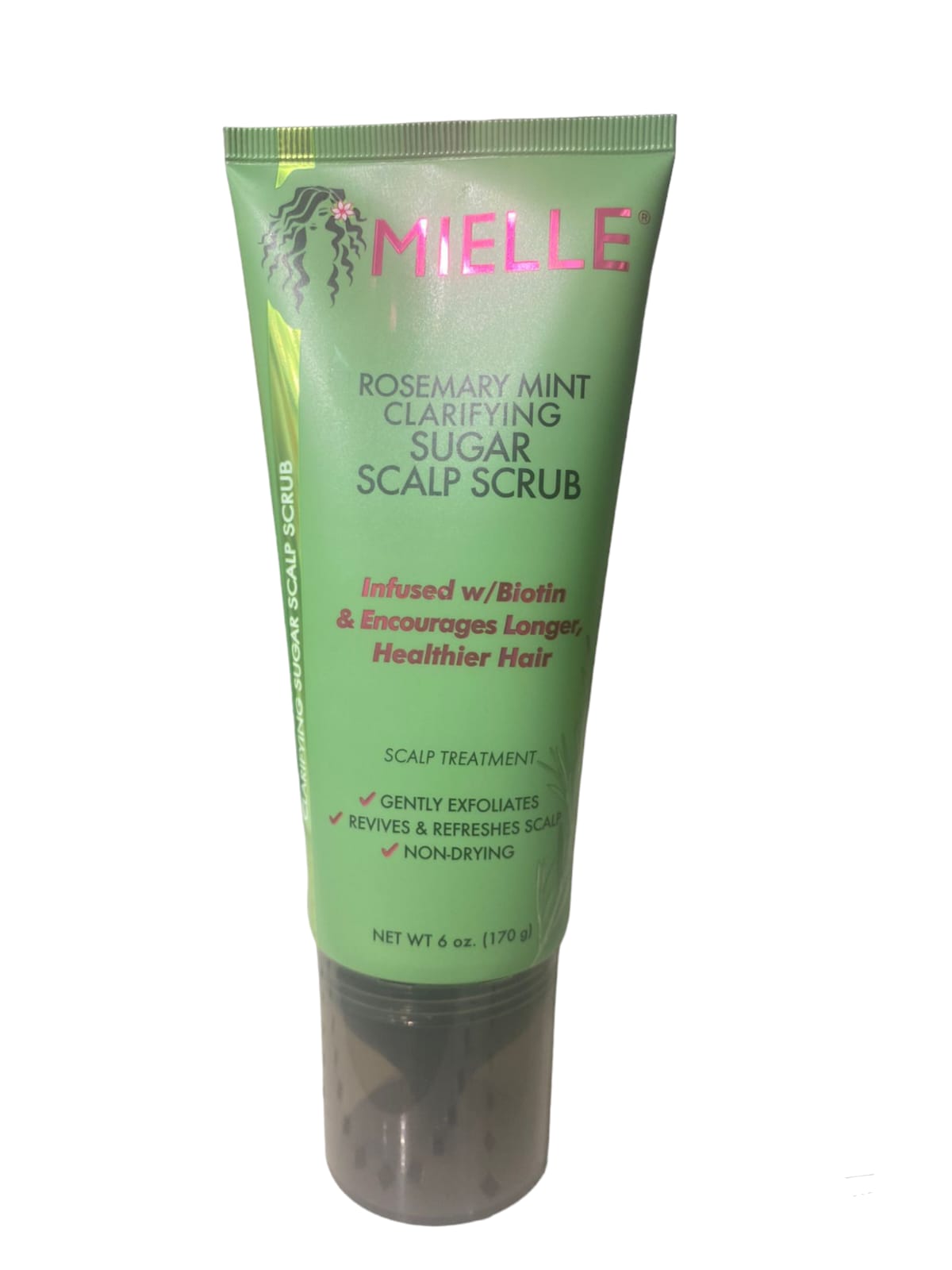 Mielle exfoliante para el cuero cabelludo con azucar