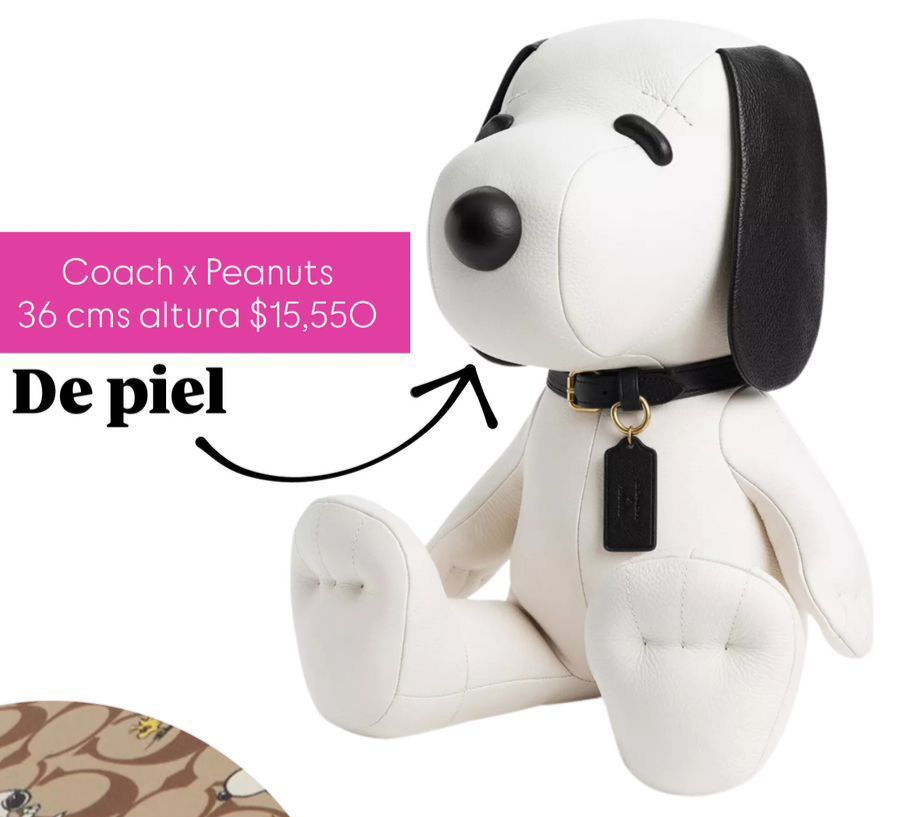 Peluche coach de piel
