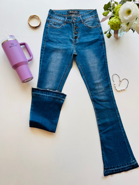 DXD0012 Pantalon de mezclilla con corte skinny