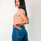 Pantalón Estilo Vaquero Corte Alto