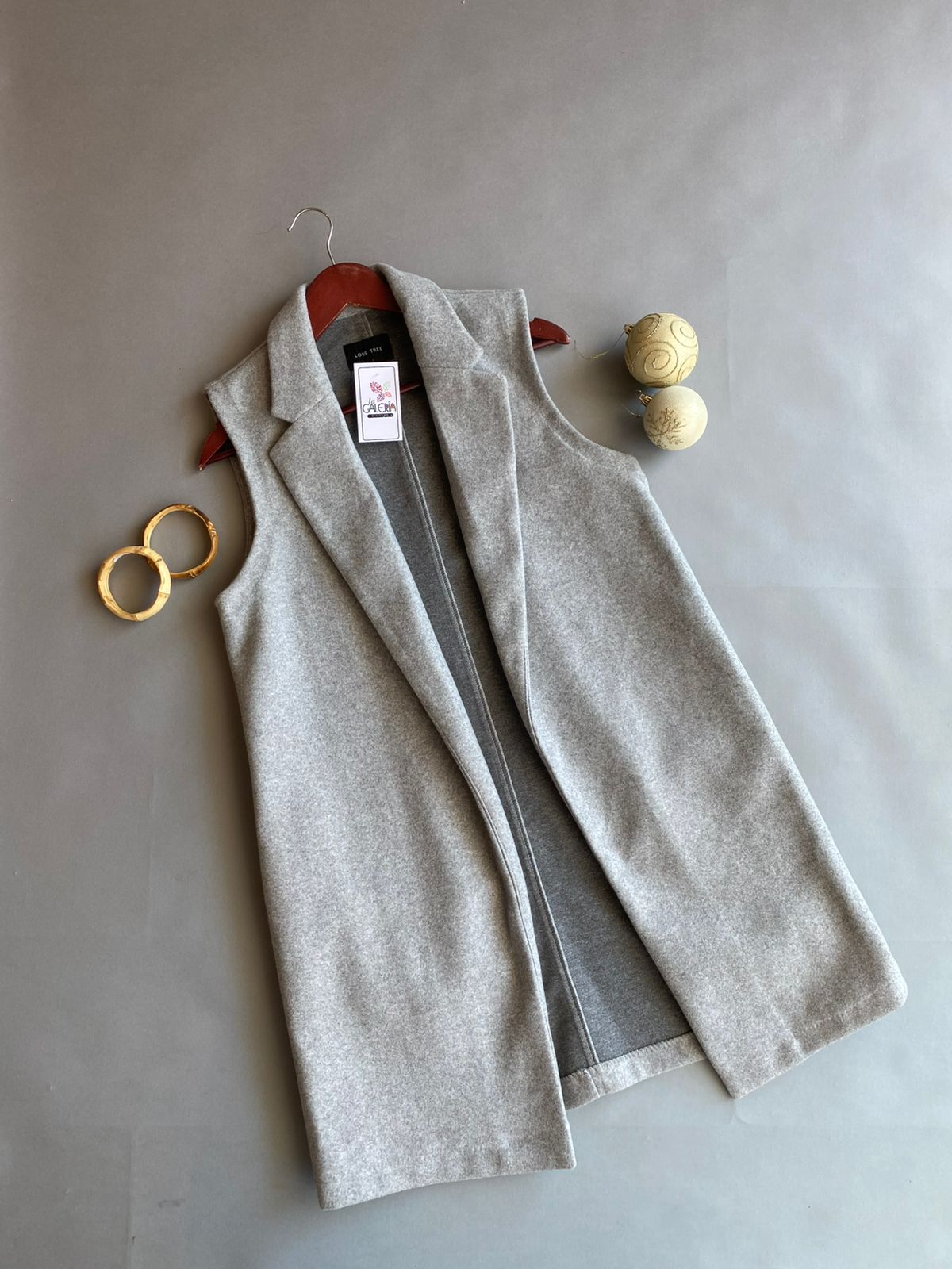 5052VY LOVE TREE Ensamble sin manga largo Afelpado