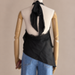 Miss Love Blusa Satin Cuello Alto T5732