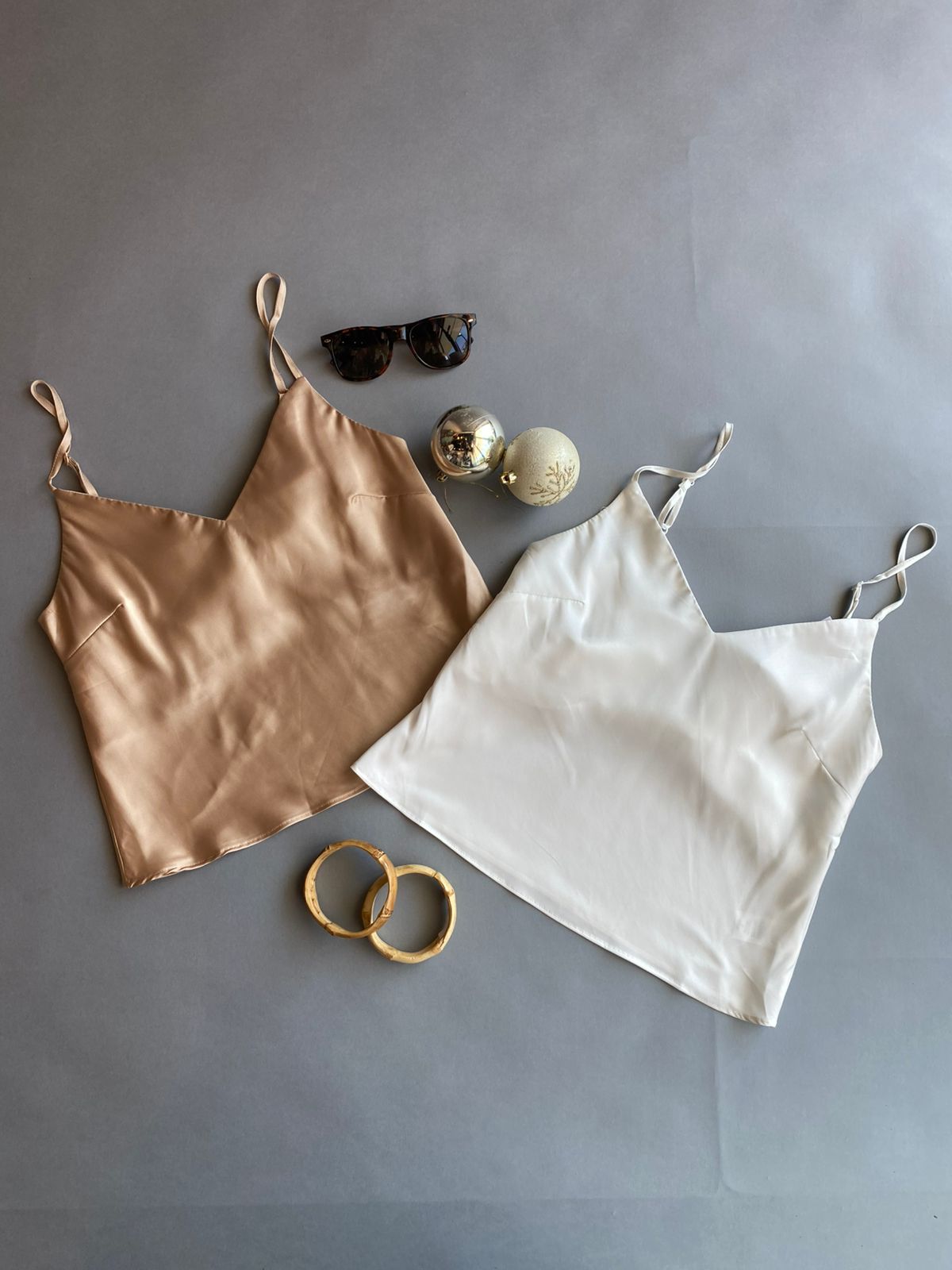 75309 AMBIENCE Blusa Satinada de Tirante