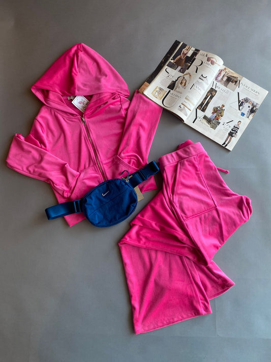 BP05759 BLASHE Set de Pans acampanado y Sweter Satinado