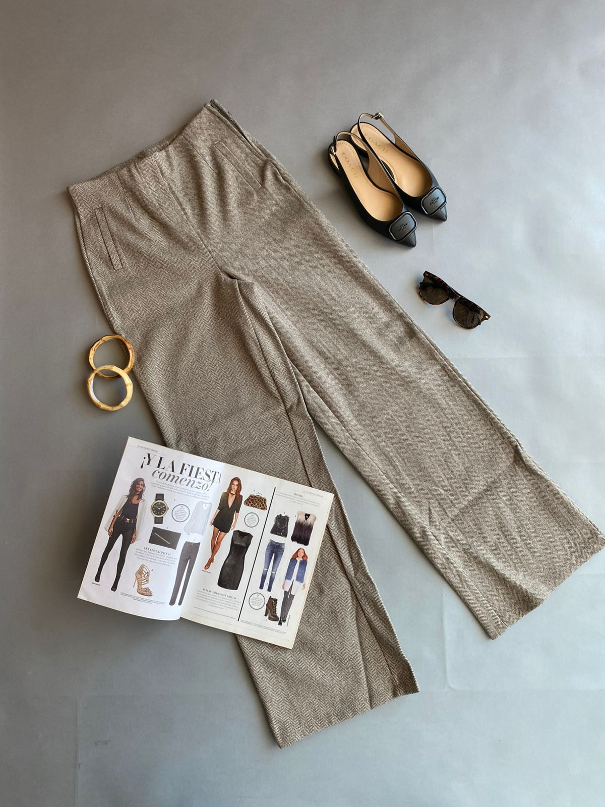 IP9158 IRIS Pantalón de Vestir Afelpado de Cierre