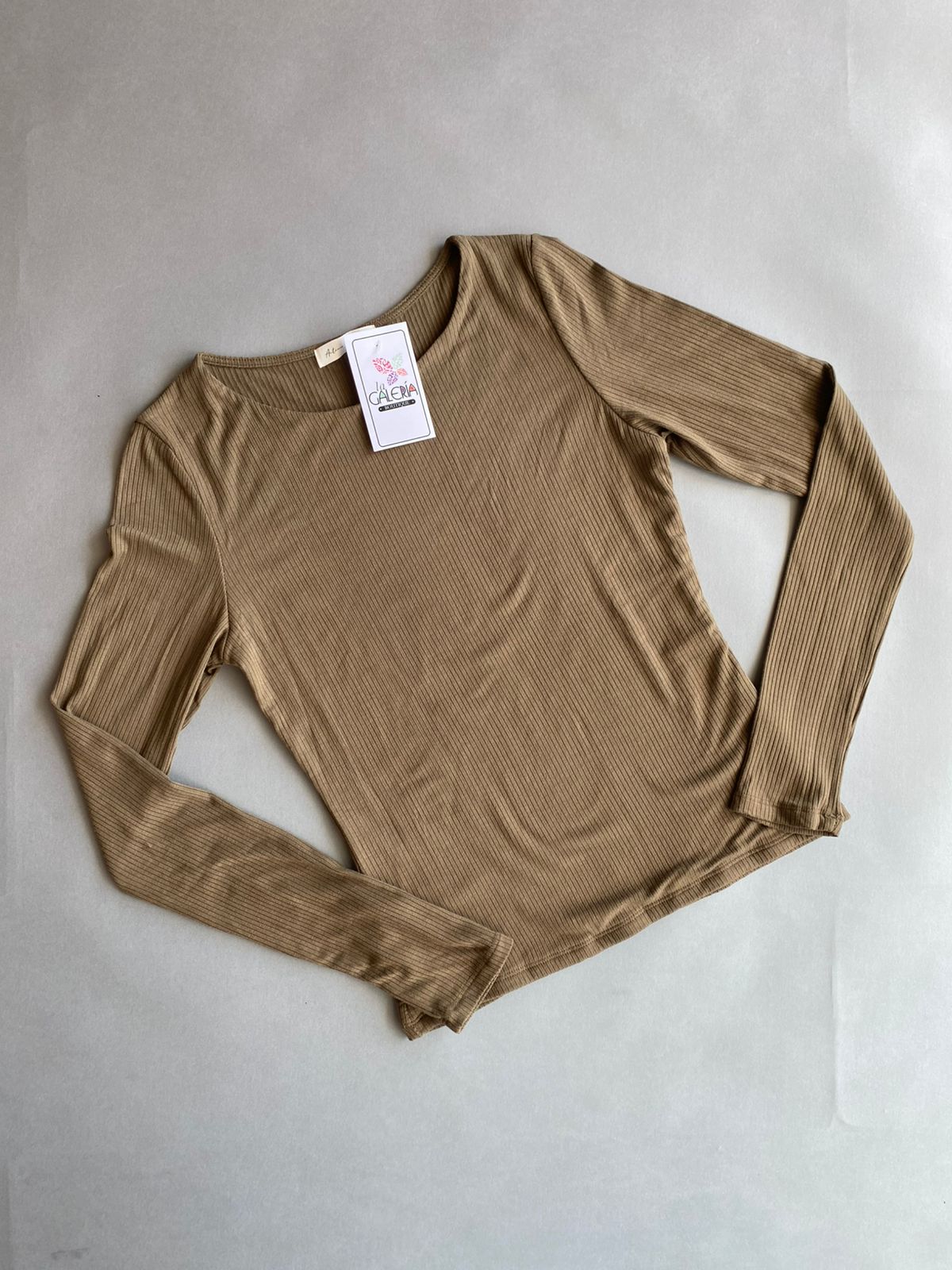 T14020 ACTIVE USA Blusa Basica Manga Larga