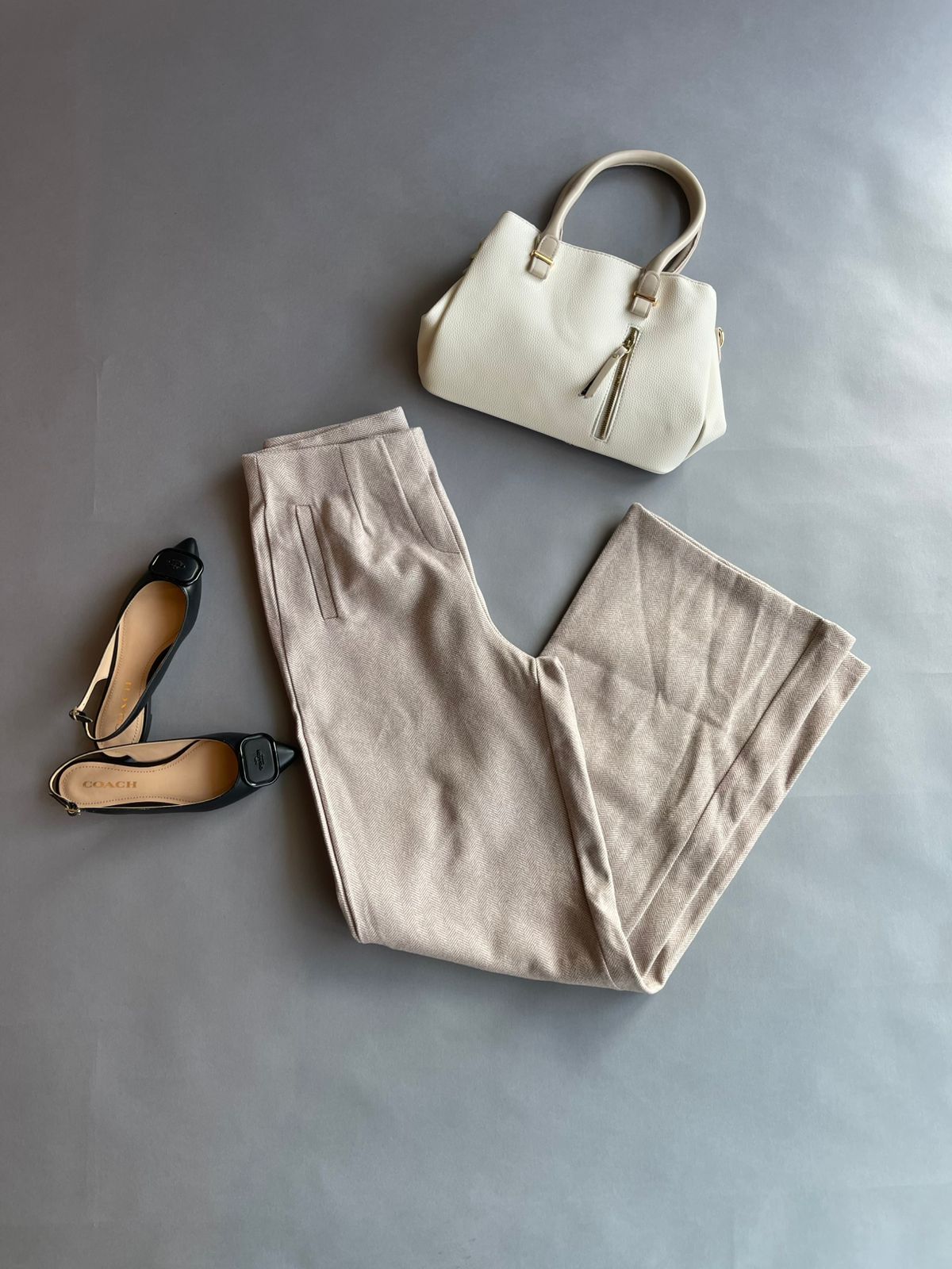 IP9158 IRIS Pantalón de Vestir Afelpado de Cierre