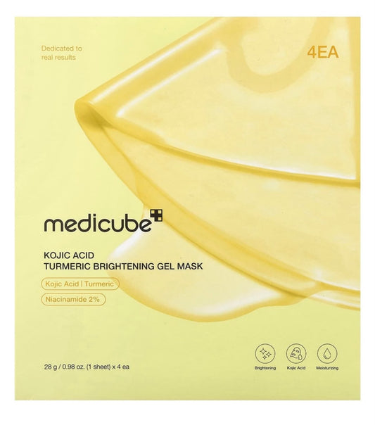 Mascarilla Medicube Kojic Acid Turmeric Brightening Gel Mask | 4 pzas