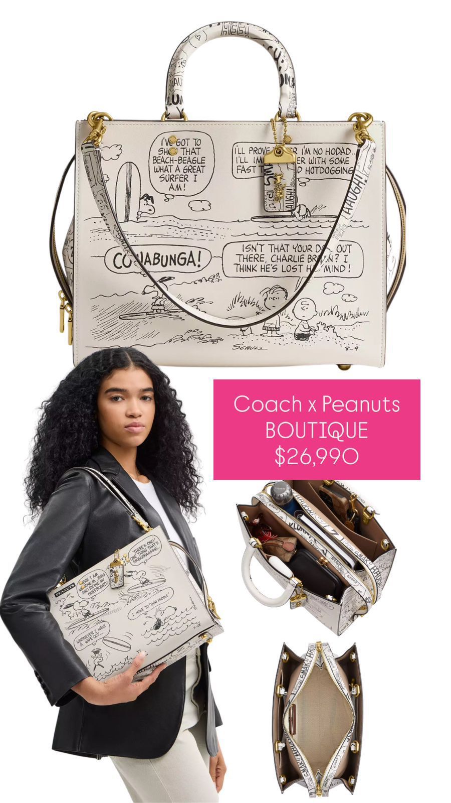 Coach x peanuts boutique