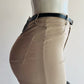 Short de gabardina con cinturon