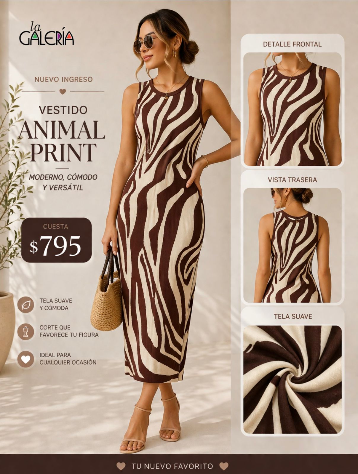44180K MILK&HONEY Vestido Largo Acebrado