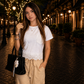 Over Appareal Blusa con bolsita bordada T8625