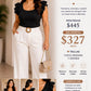 IT92958 IRIS Blusa básica con olanes en manga