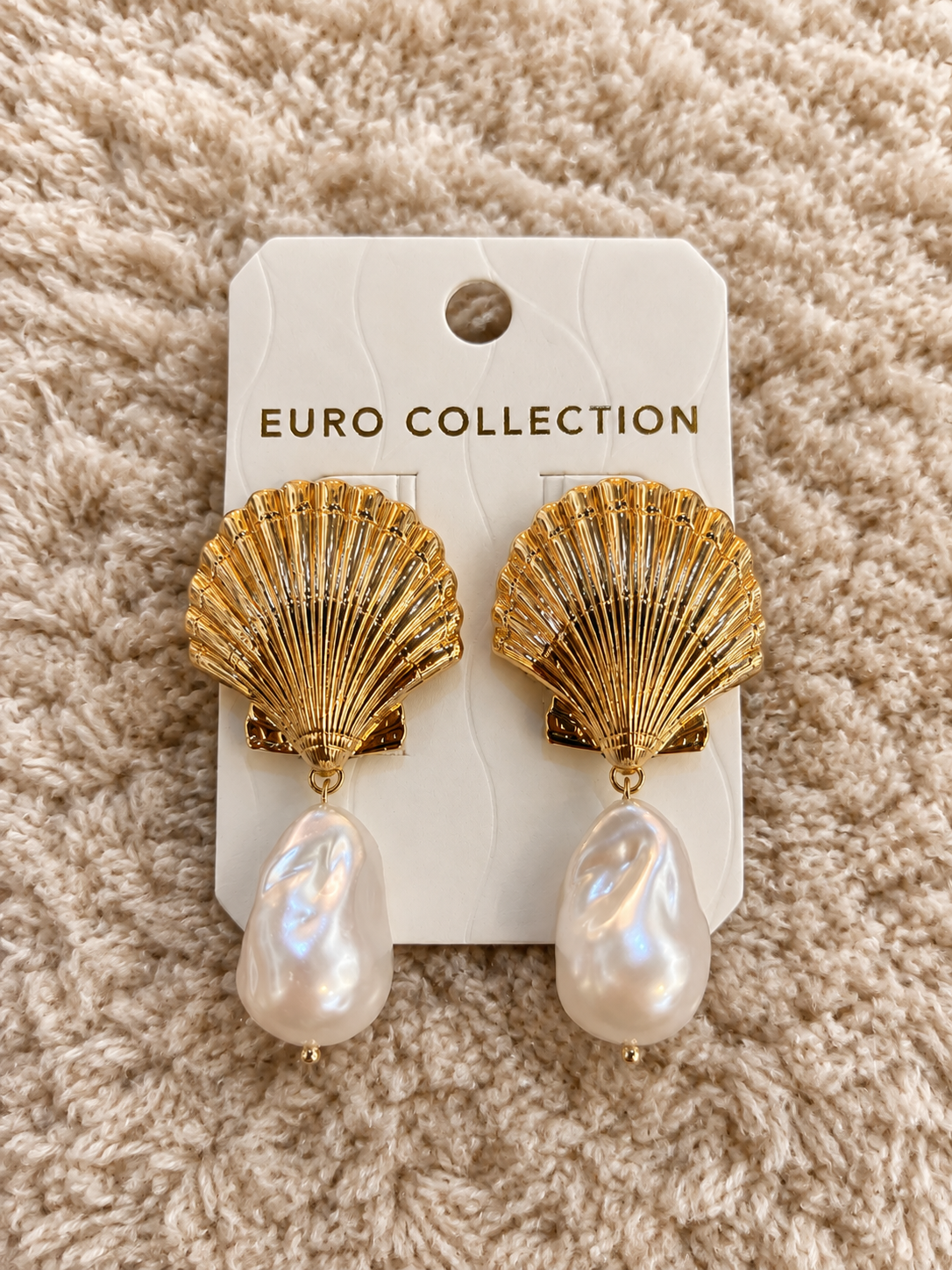 Aretes de conchita con perla ER5840G