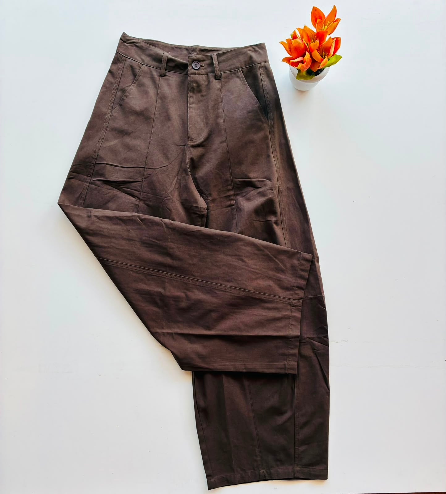 Linzy Pantalon Barrel con lazo P2490