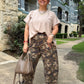 Cello Jeans  Pantalón Barrel animal print AM79737BR