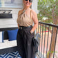 Linzy Pantalón Barrel con cinturón de lazo P2489