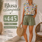 Camisa con estampado de frutas 43957t-4