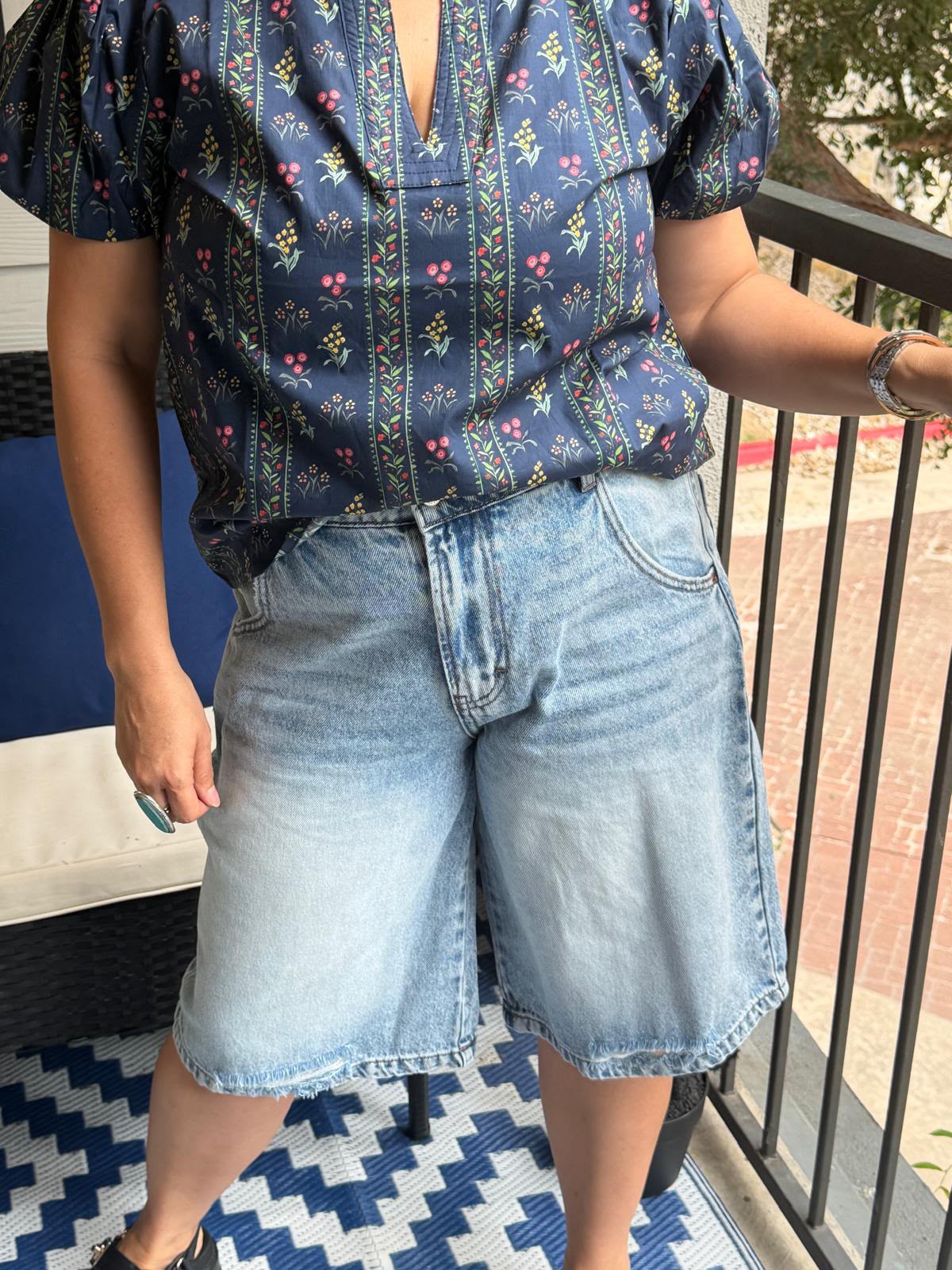 Cello Jeans Bermuda Baggy Mid- waisted skater AB69303LT