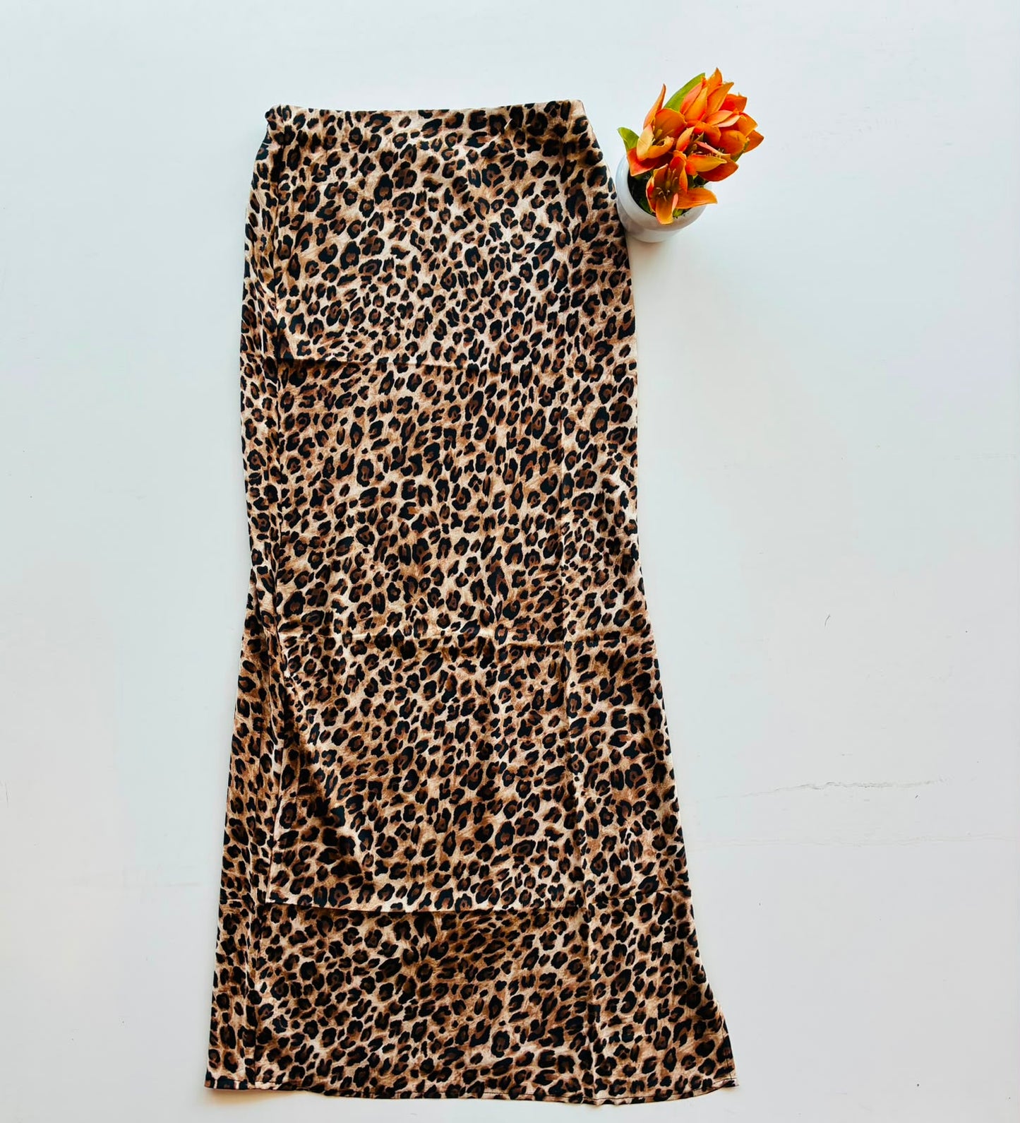 Ambiance Falda de Satén con Leopardo 76231-1