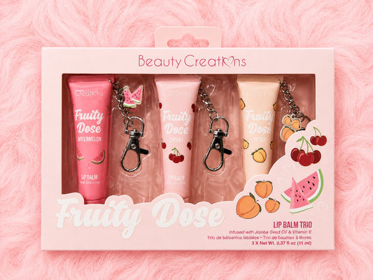 Beauty Creations Set 3 Lip Balm con Llavero FDLBSET1