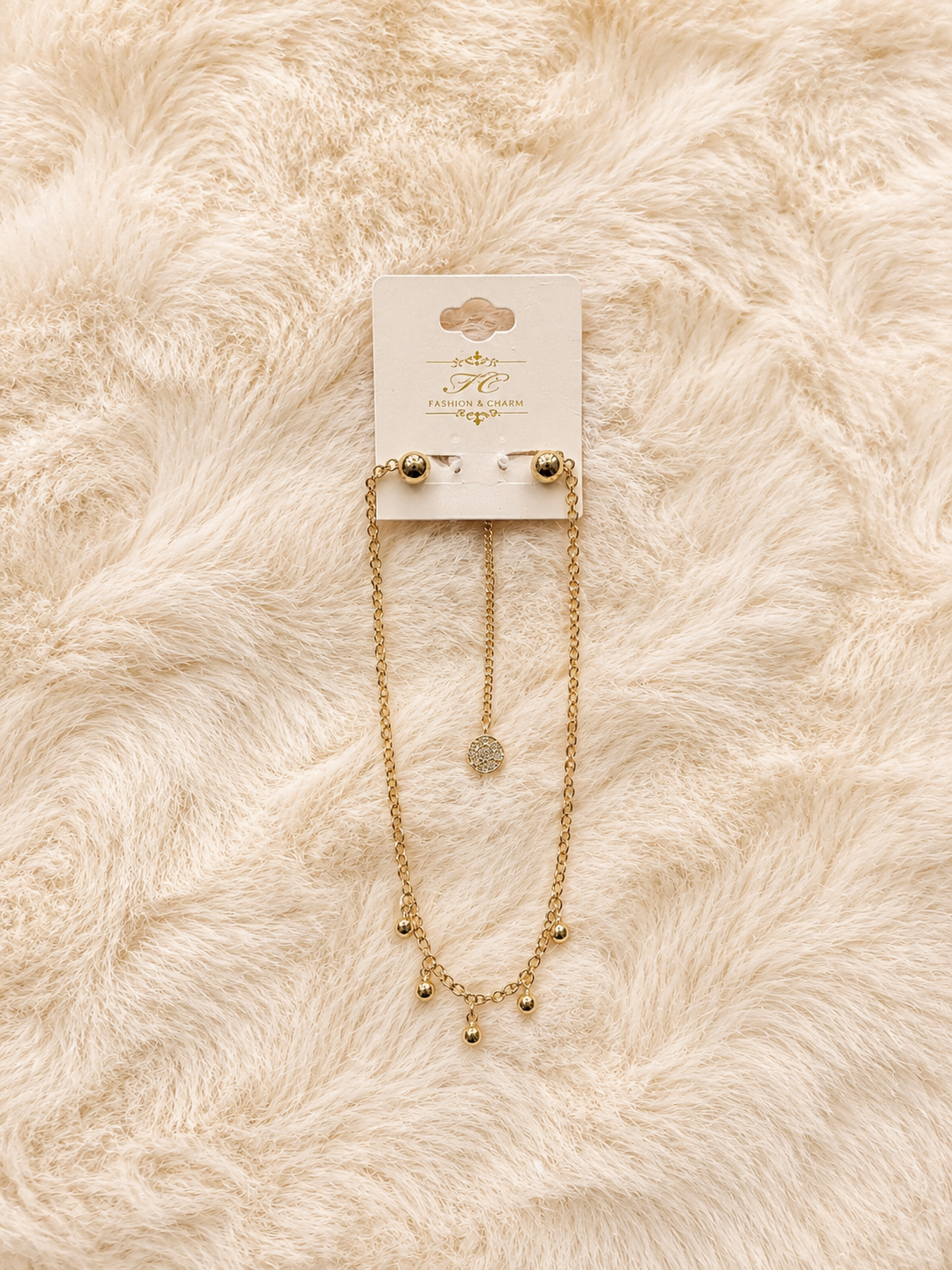 Set de collar y aretes de perlas 7053595