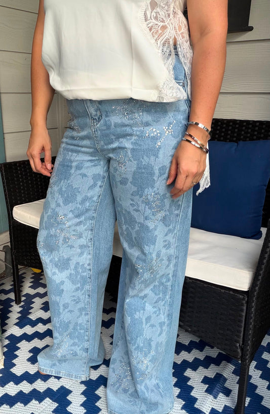 Cello Jeans  Pantalón Alto Wide Leg ES9037LT