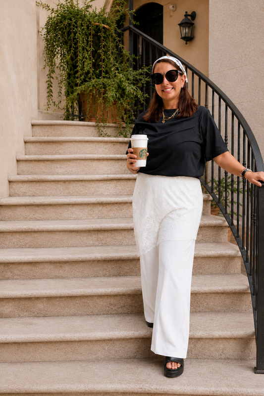 Linzy Pantalón con doble lazo P2493