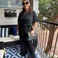 Linzy Pantalón con doble lazo P2493