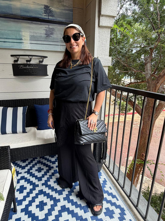 Linzy Pantalón con doble lazo P2493