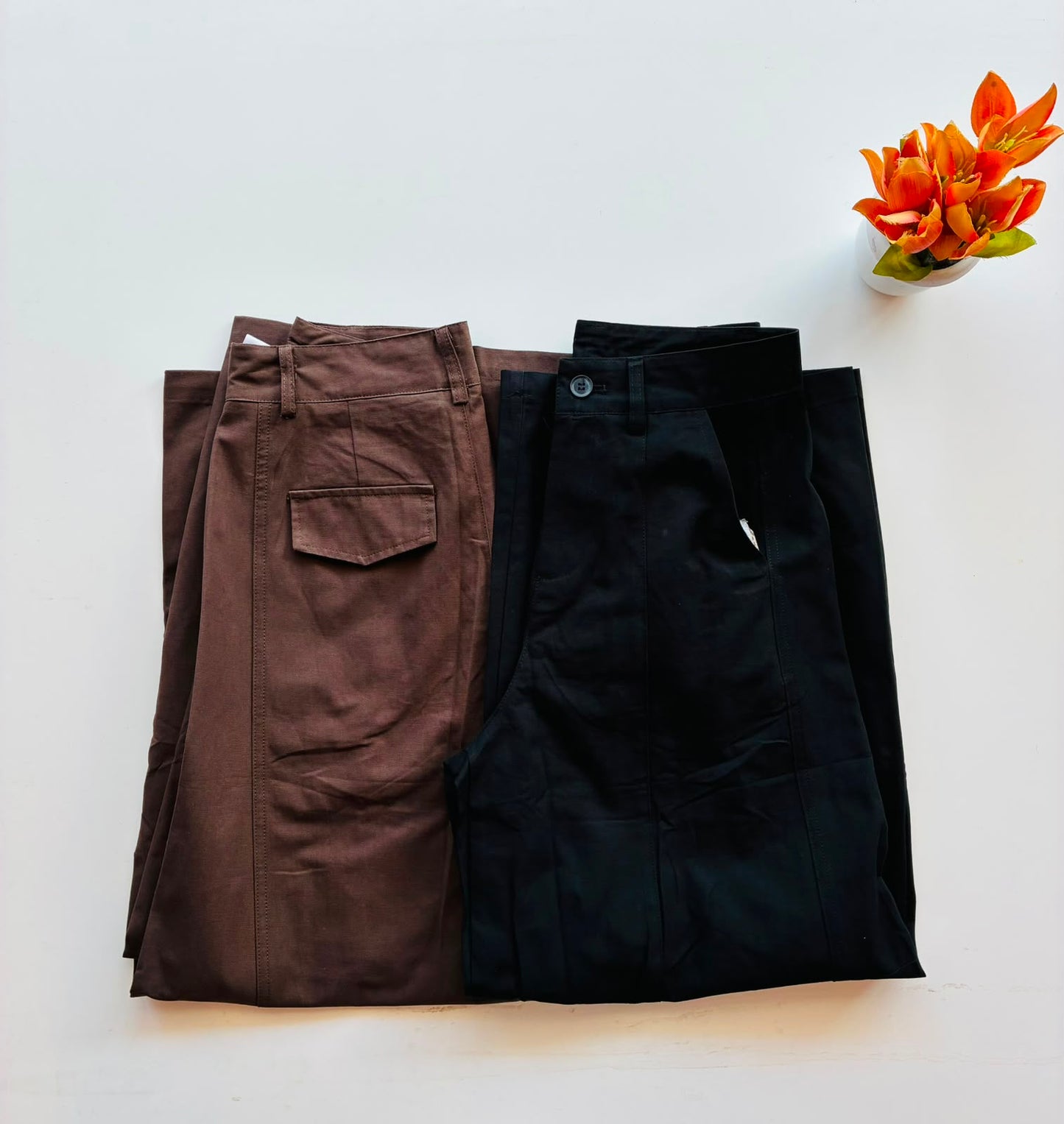 Linzy Pantalon Barrel con lazo P2490