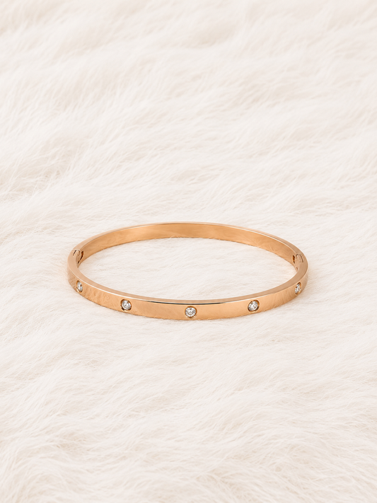 Brazalete con Pedrería Dorado BS4028RG