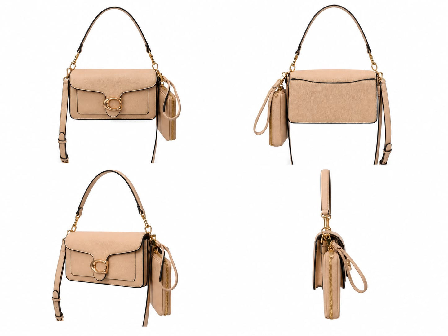 Bolsa Crossbody Tipo Tabby con Monedero KC61225A
