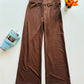 Ambiance Pantalones de Punto de Pierna Ancha 77394