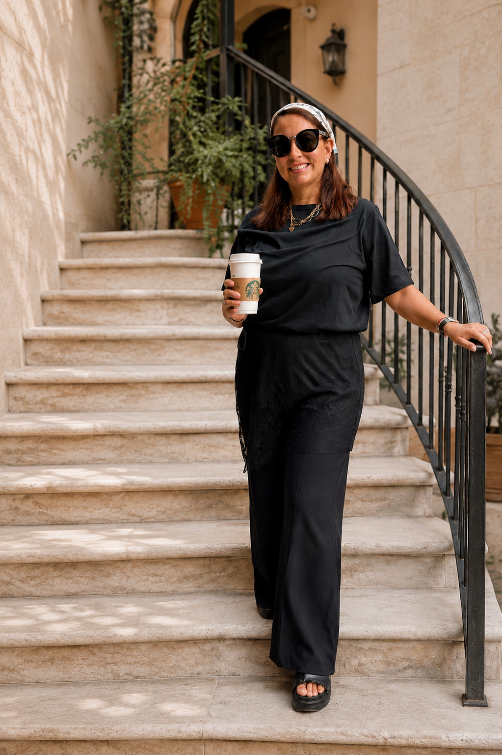 Linzy Pantalón con doble lazo P2493