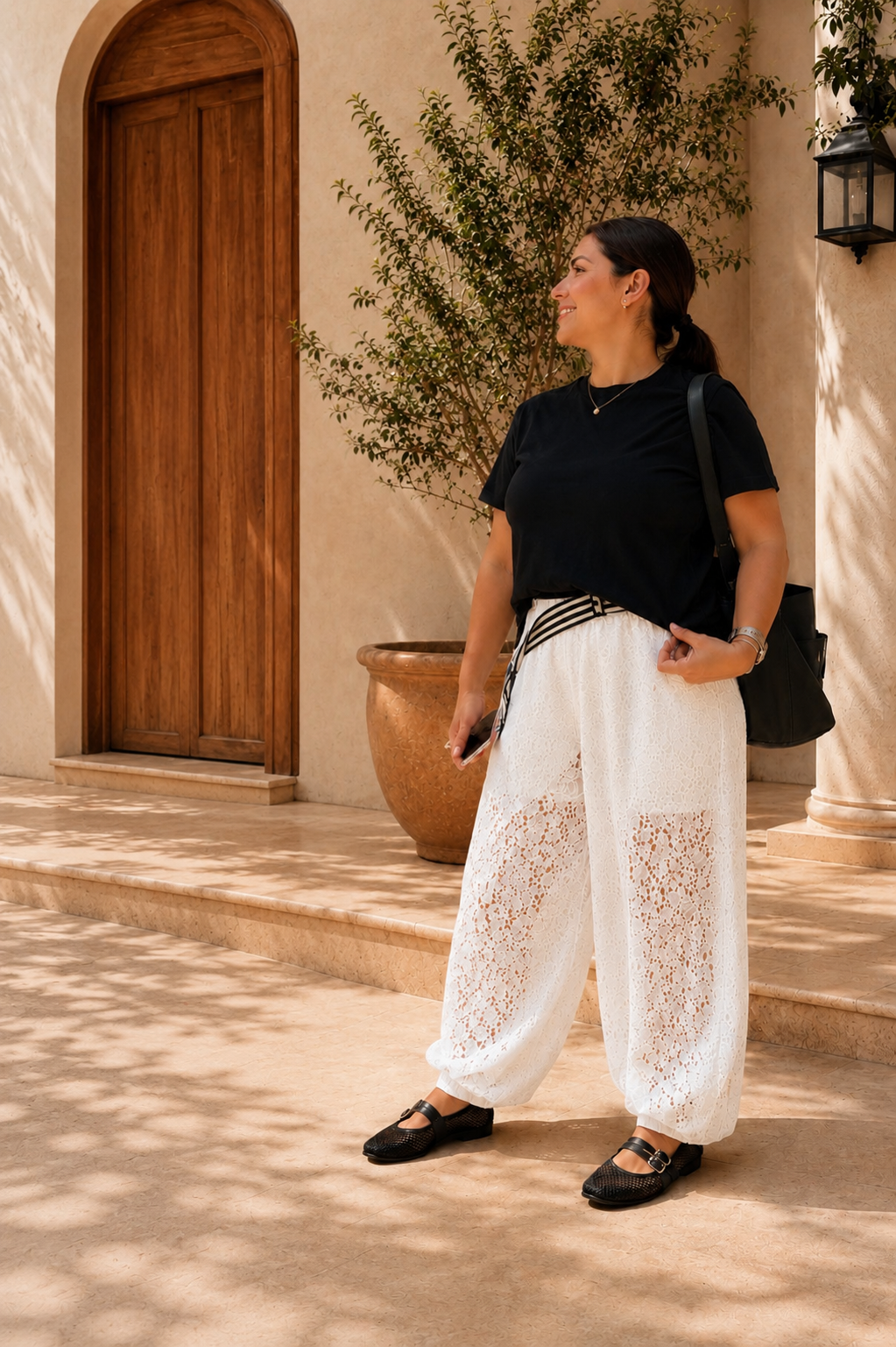 Linzy  Pantalón Lace P2494