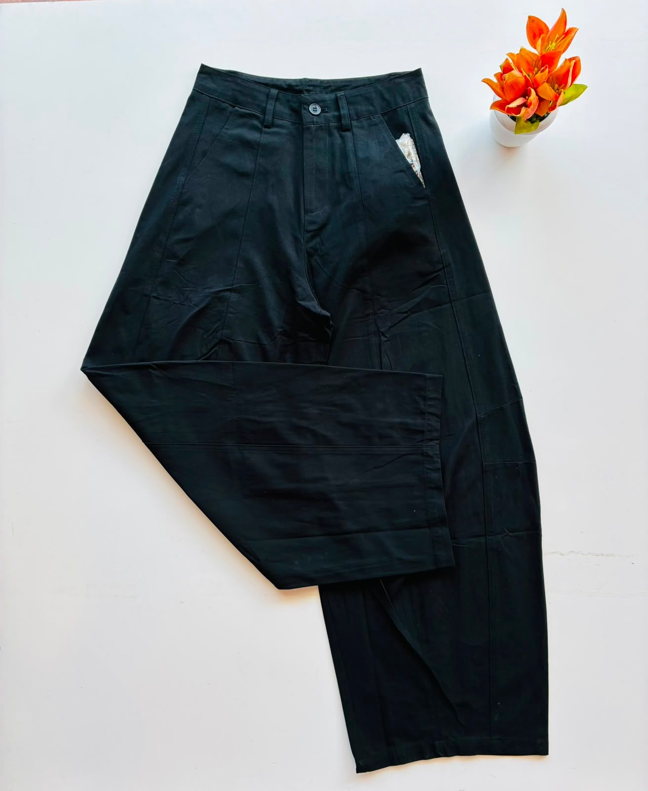 Linzy Pantalon Barrel con lazo P2490