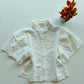 Ellison Blusa de crochet con manga bombacha TT102426