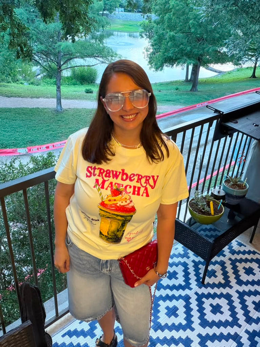 Over Appareal Playeras Strawberry Matcha T8995