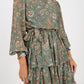 Maxi vestido con olanes